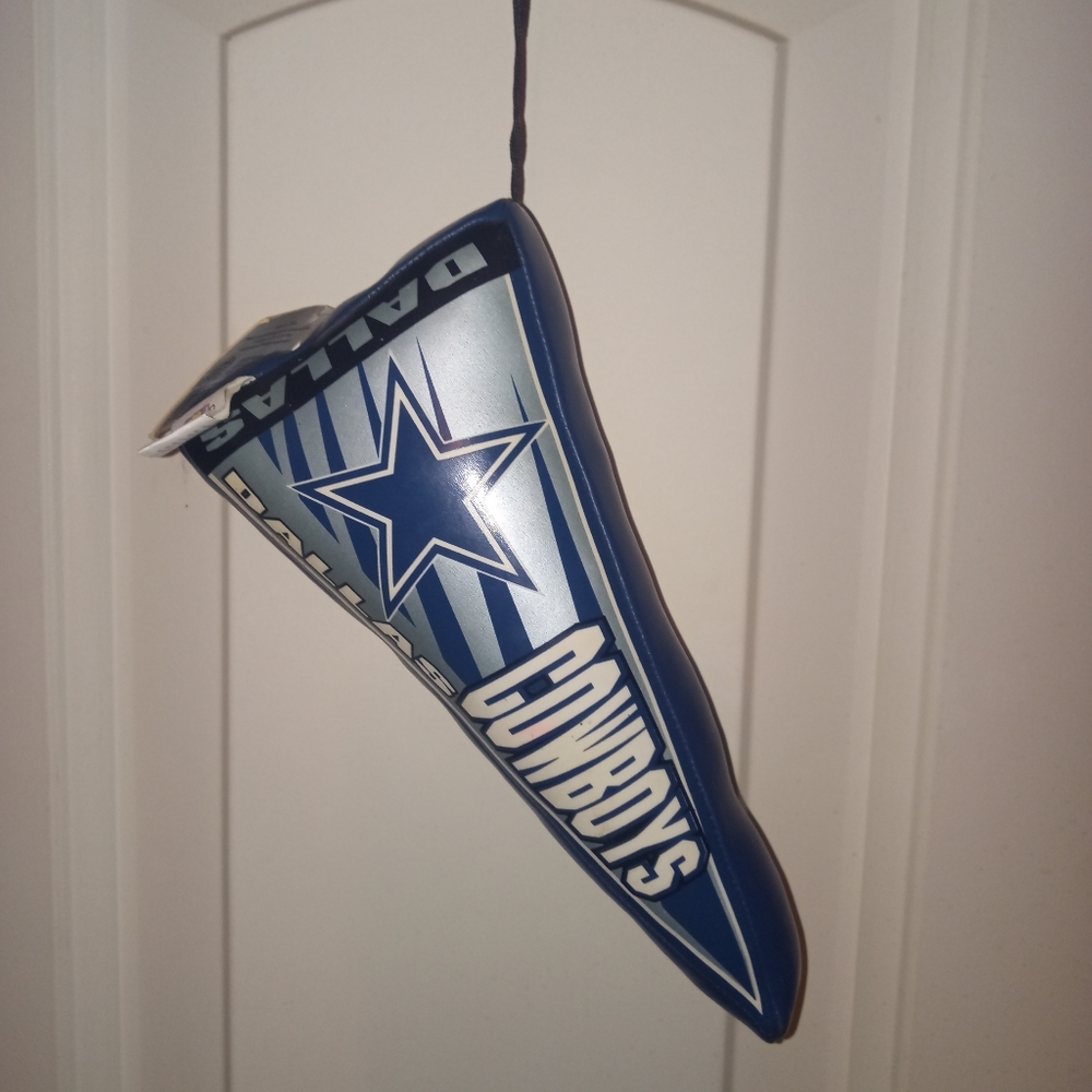 NFL Dallas Cowboys Plush Flag Souvenir NWT Vintage 2003 - Picture 2 of 7